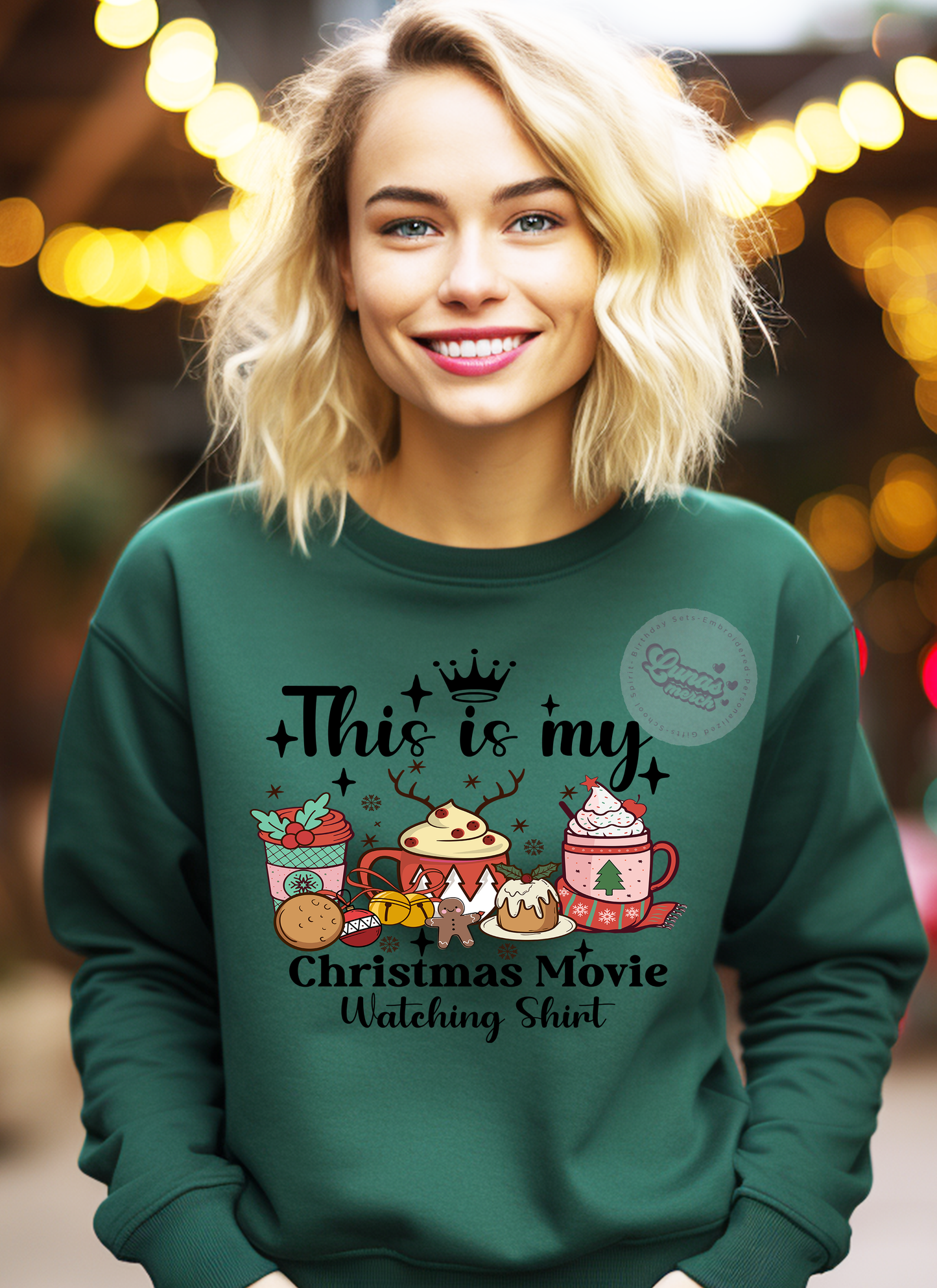 CRISTMAS MOVIE  Crewneck