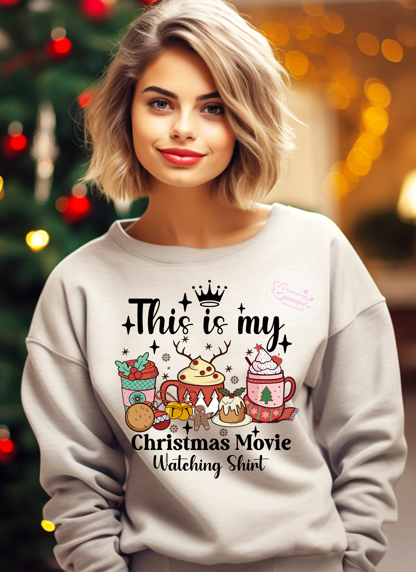 CRISTMAS MOVIE  Crewneck