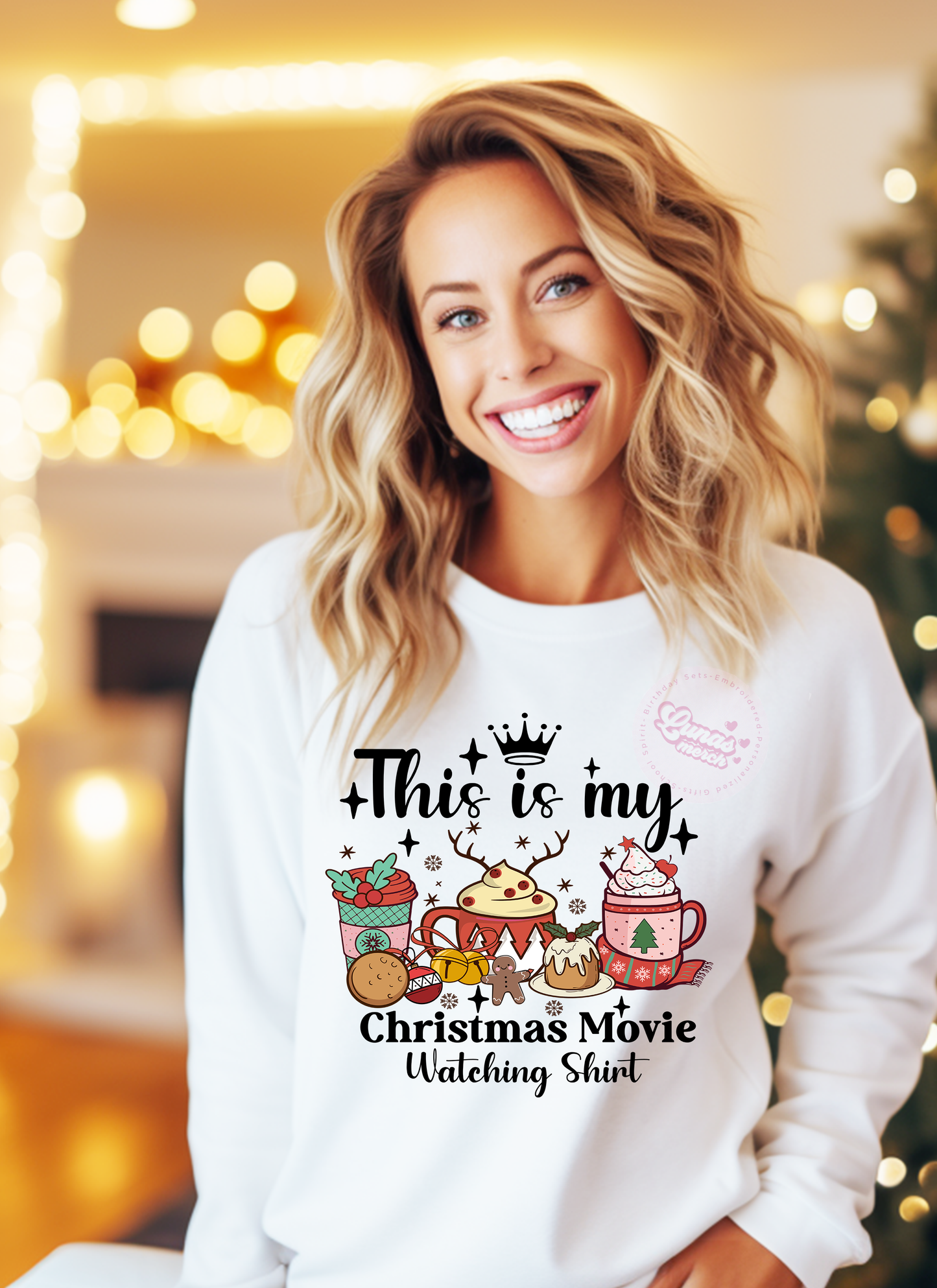 CRISTMAS MOVIE  Crewneck