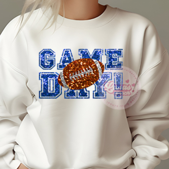 Blue Game Day Crewneck