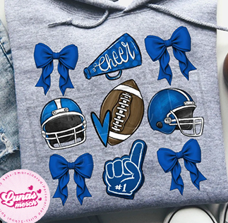Any Color Adorable Football Hoodie/Crewneck!!
