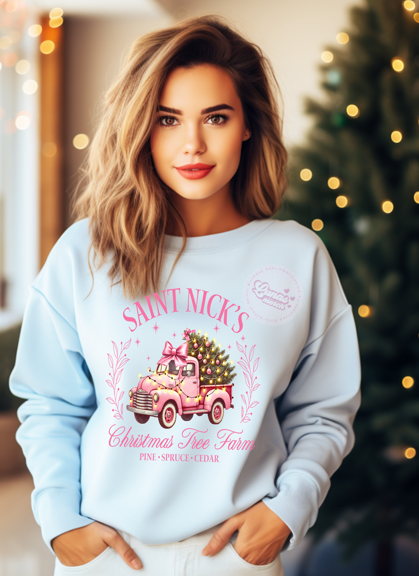 SAINT NICK CHRISTMAS TREE FARM Crewneck
