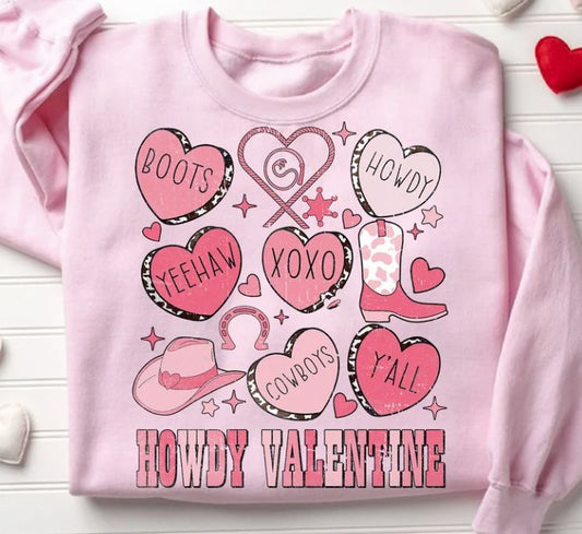 Howdy Valentine Sweatshirt
